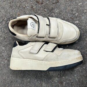 Loeffler Randall Cameron Sneaker Cream/Sand/Black US Women's size 8